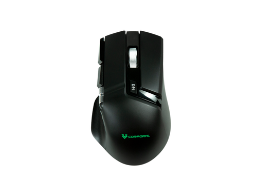 Corporal StrikeX Wireless Gaming Mouse - 10,000 DPI, RGB Backlit, 6 Programmable Buttons, 1000 Hz Polling Rate